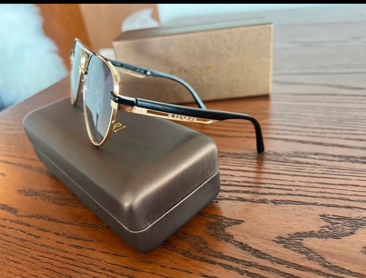 Bvlgari Aviator Sunglasses with Case and Box