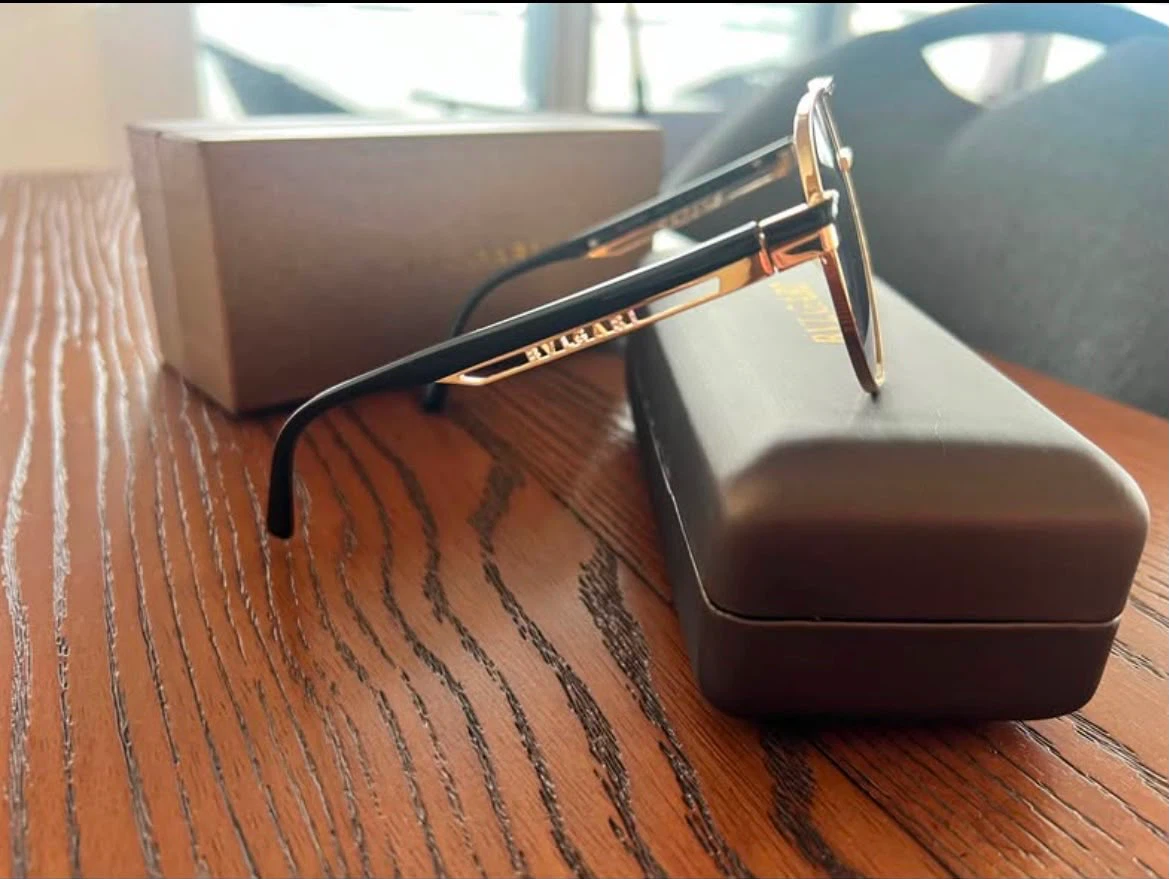 Bvlgari Aviator Sunglasses with Case and Box - photo 3