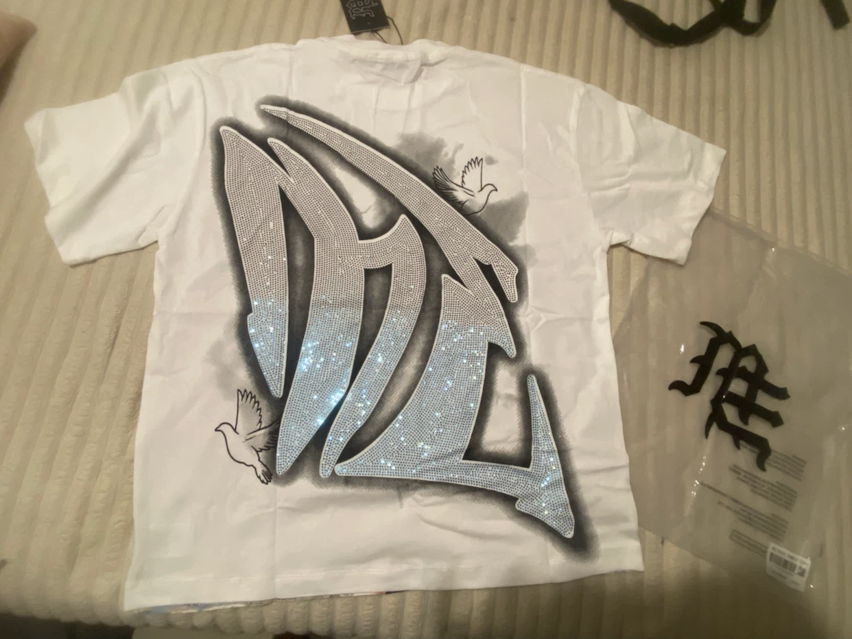 Mixed Emotion Rhinestone Graphic T-Shirt - photo 4