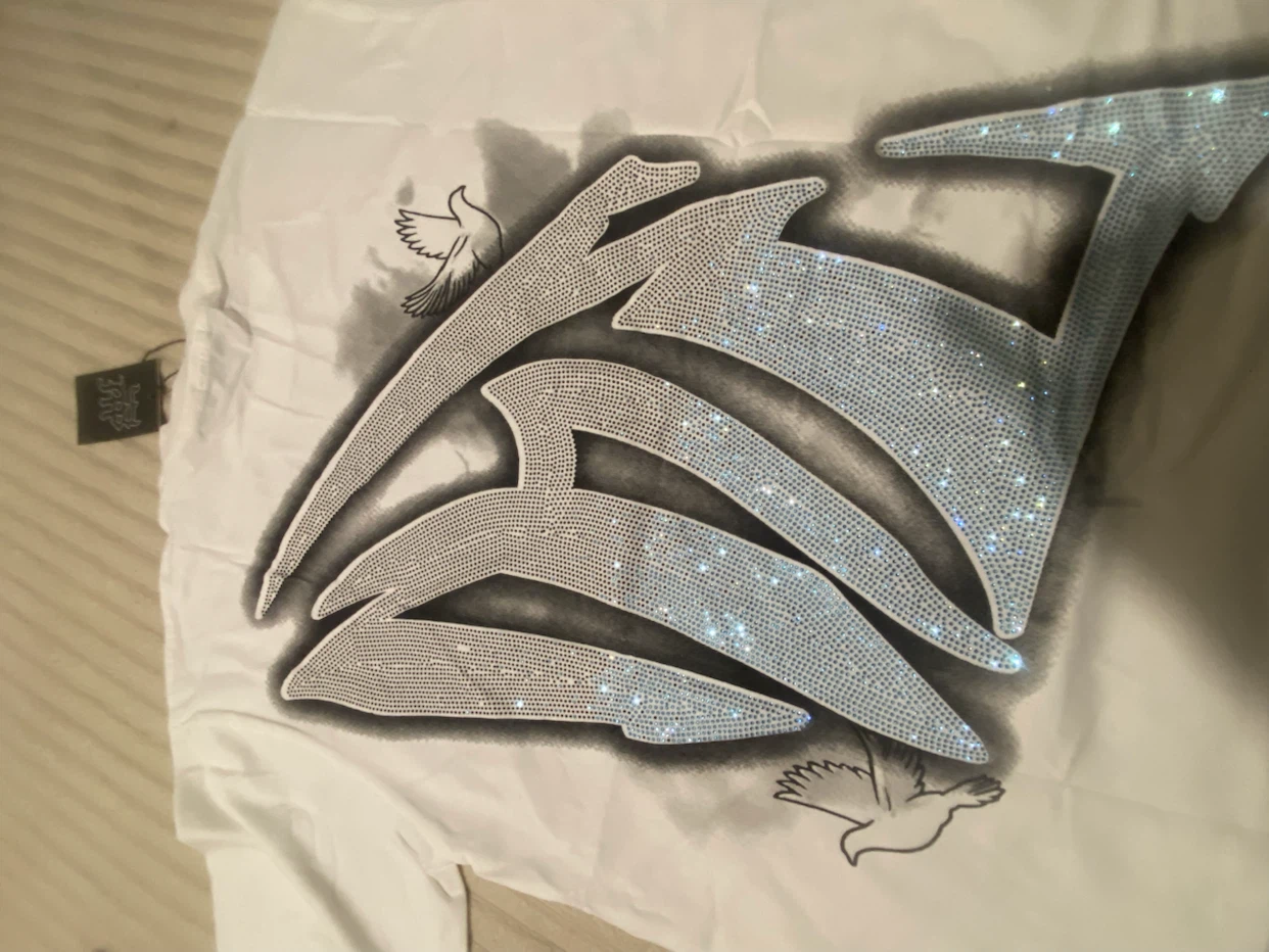 Mixed Emotion Rhinestone Graphic T-Shirt - photo 5