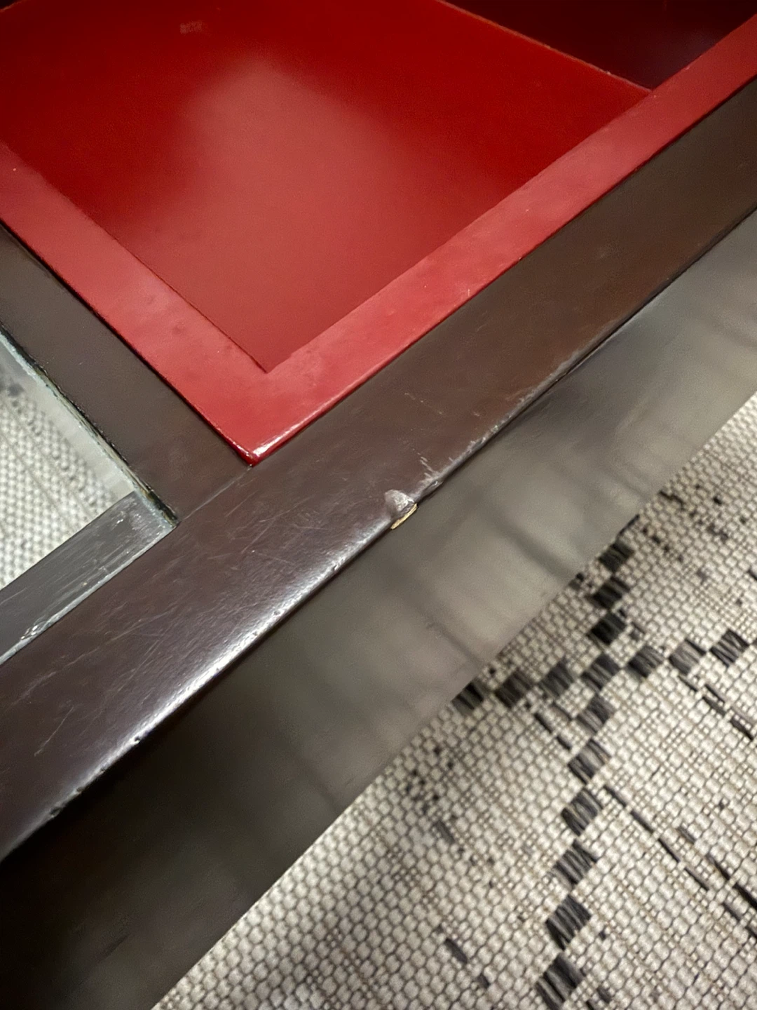 Coffee table with storage cubes - photo 4