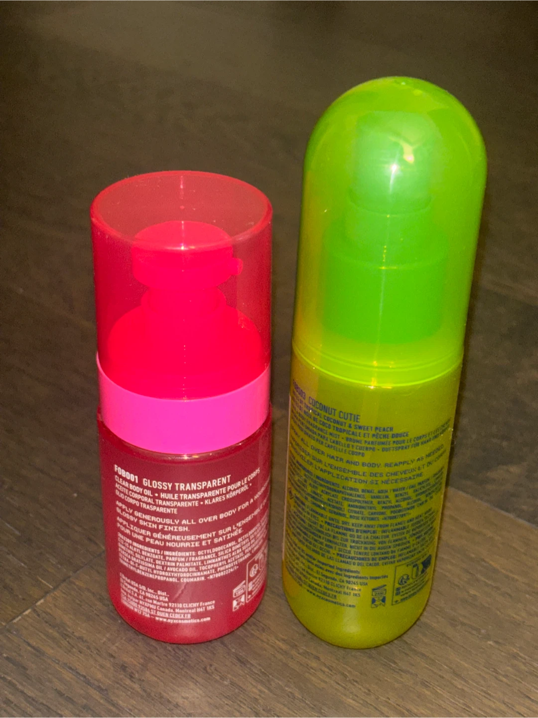 NYX Makeup Bundle - Body Oil, Mist, Butter Gloss & Lip Oil - photo 3