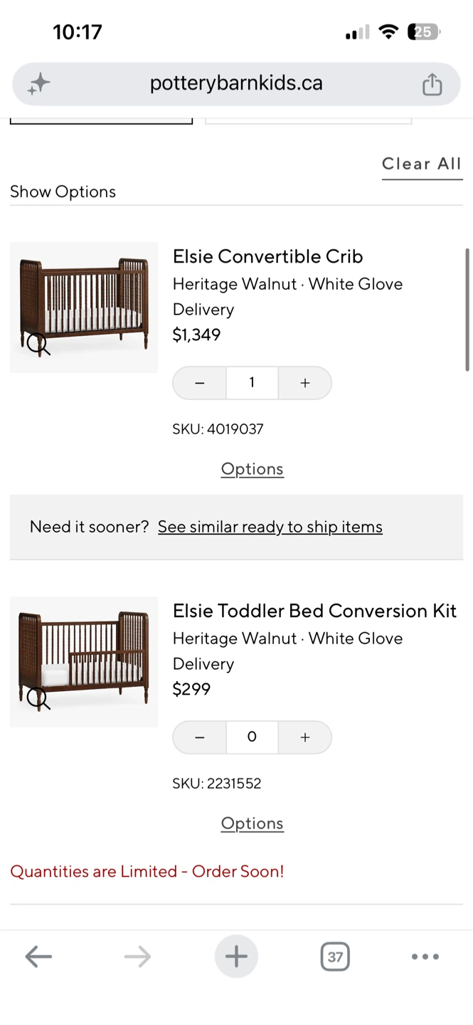 White baby crib with mattress - photo 5