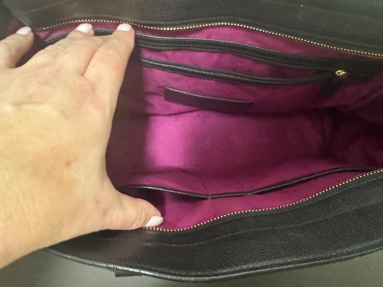 Cole Haan Black Leather Structured Bag - photo 3