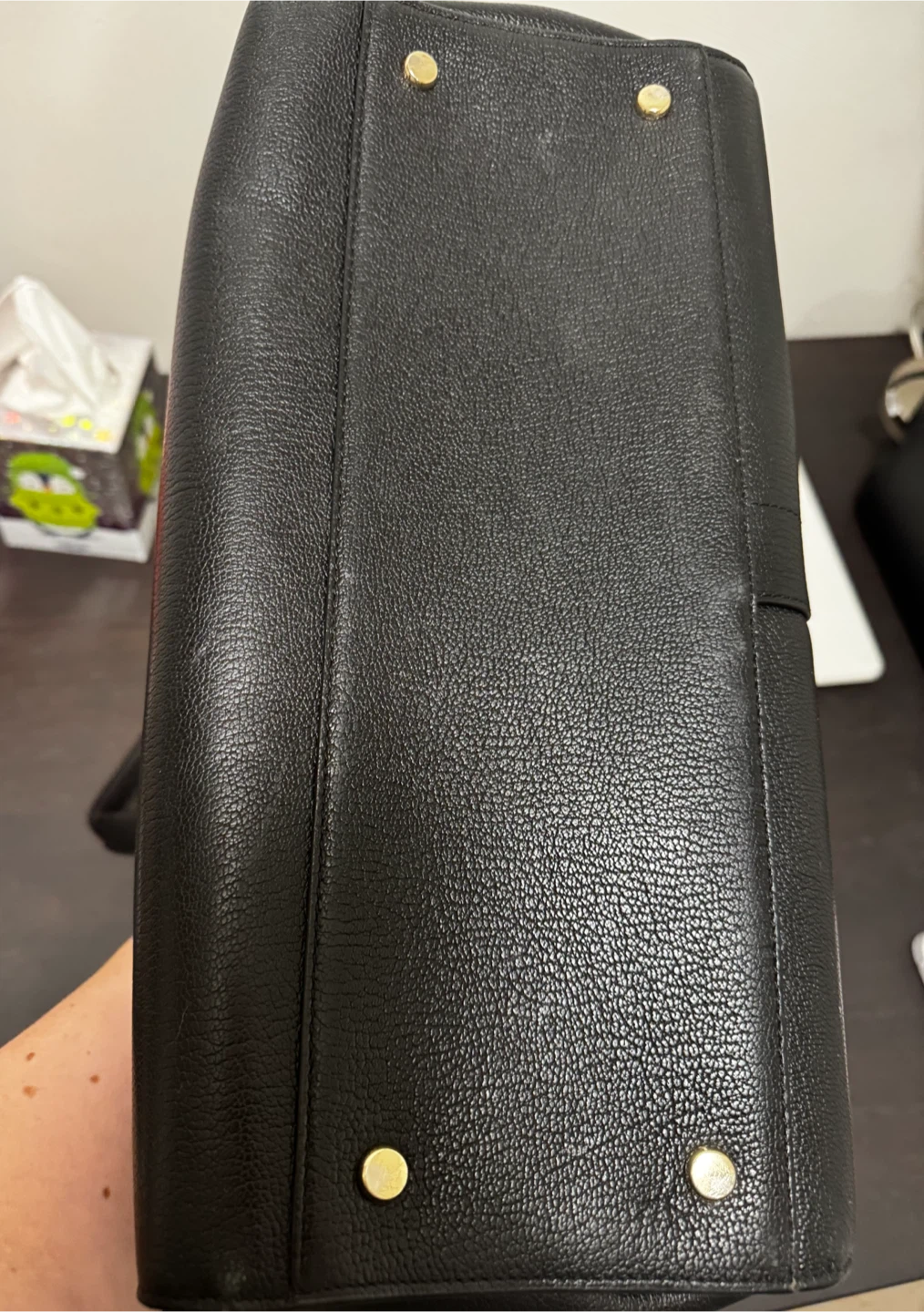 Cole Haan Black Leather Structured Bag - photo 5