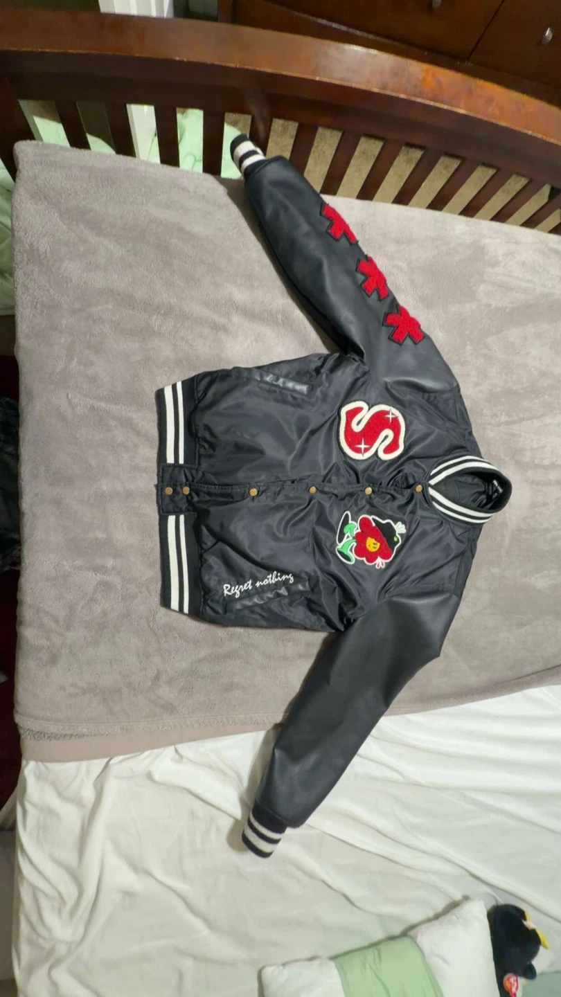 Varsity Jacket with S Patch