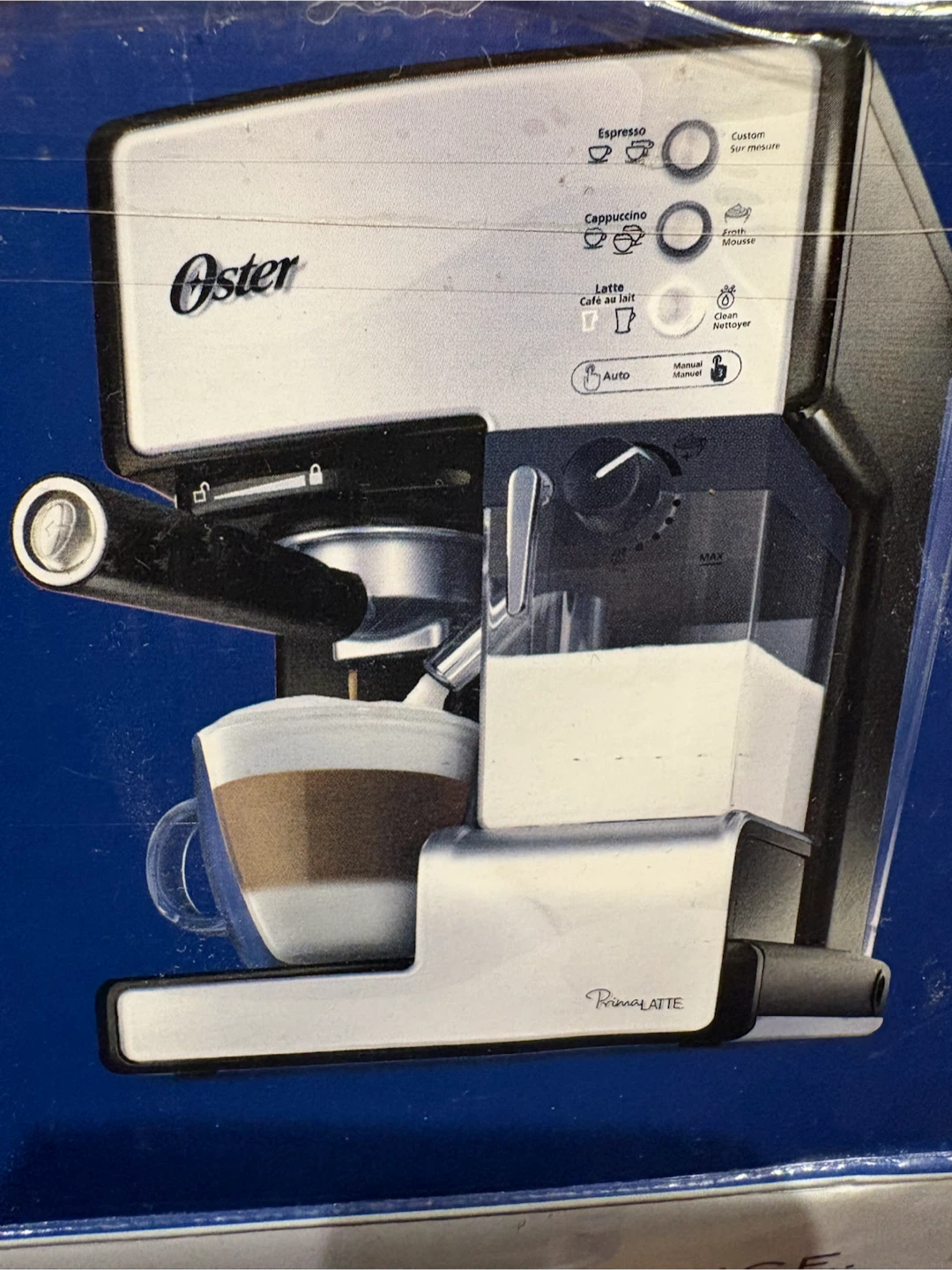 Oster PrimaLatte Espresso, Cappuccino & Latte Maker