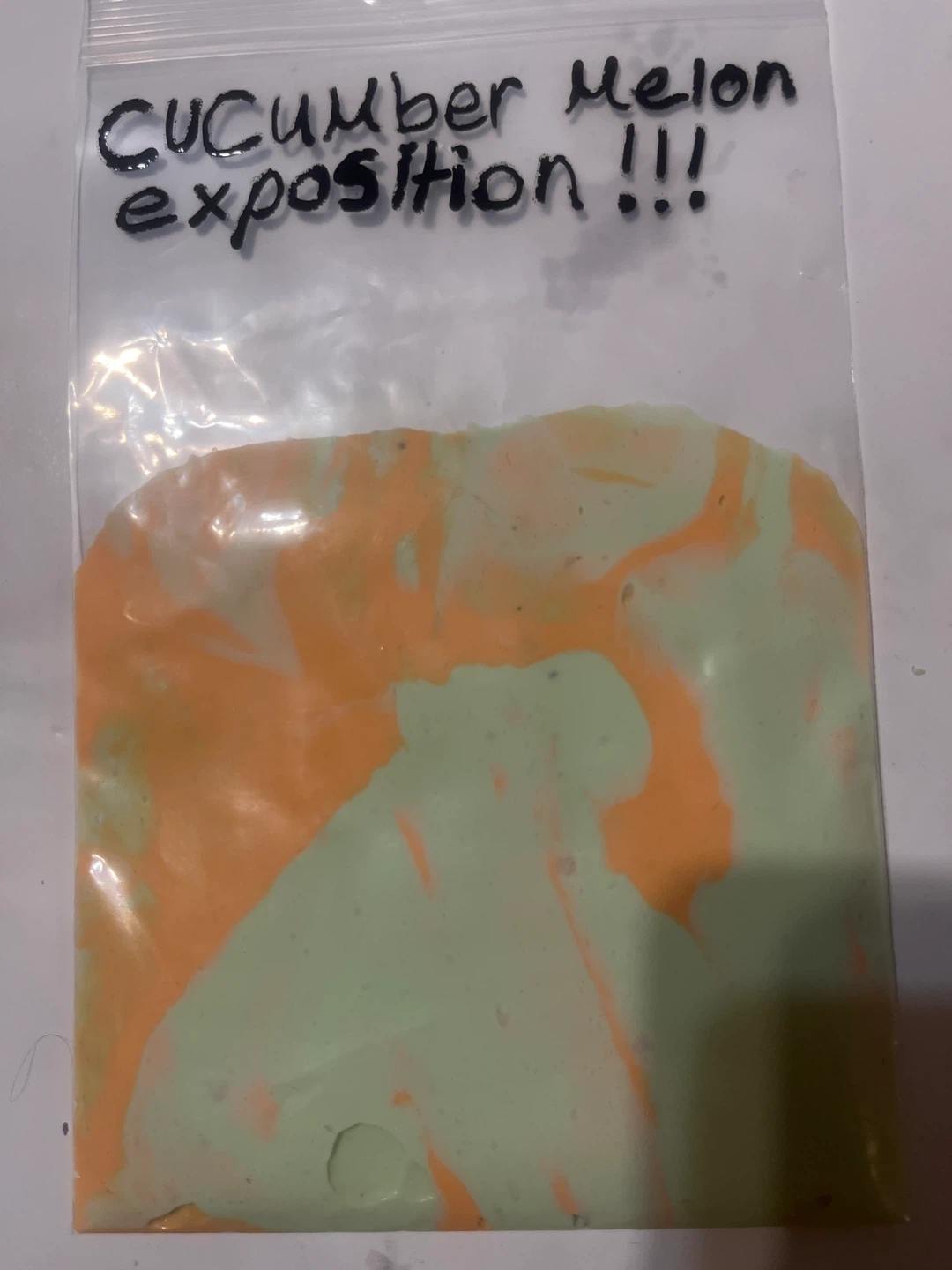 Cucumber Melon explosion Slime
