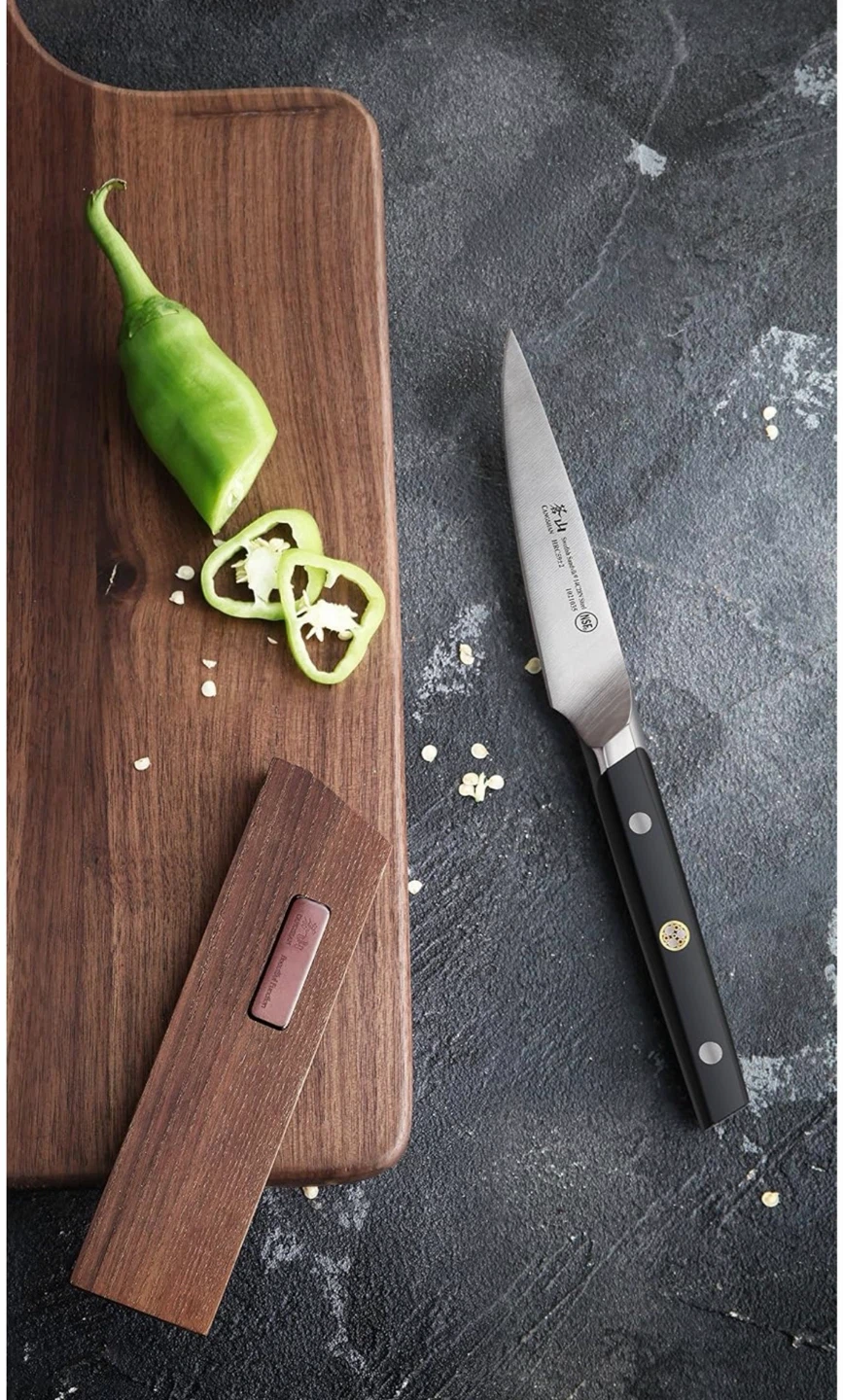NEW - Cangshan 5-Inch Utility Knife with Wood Sheath - photo 2