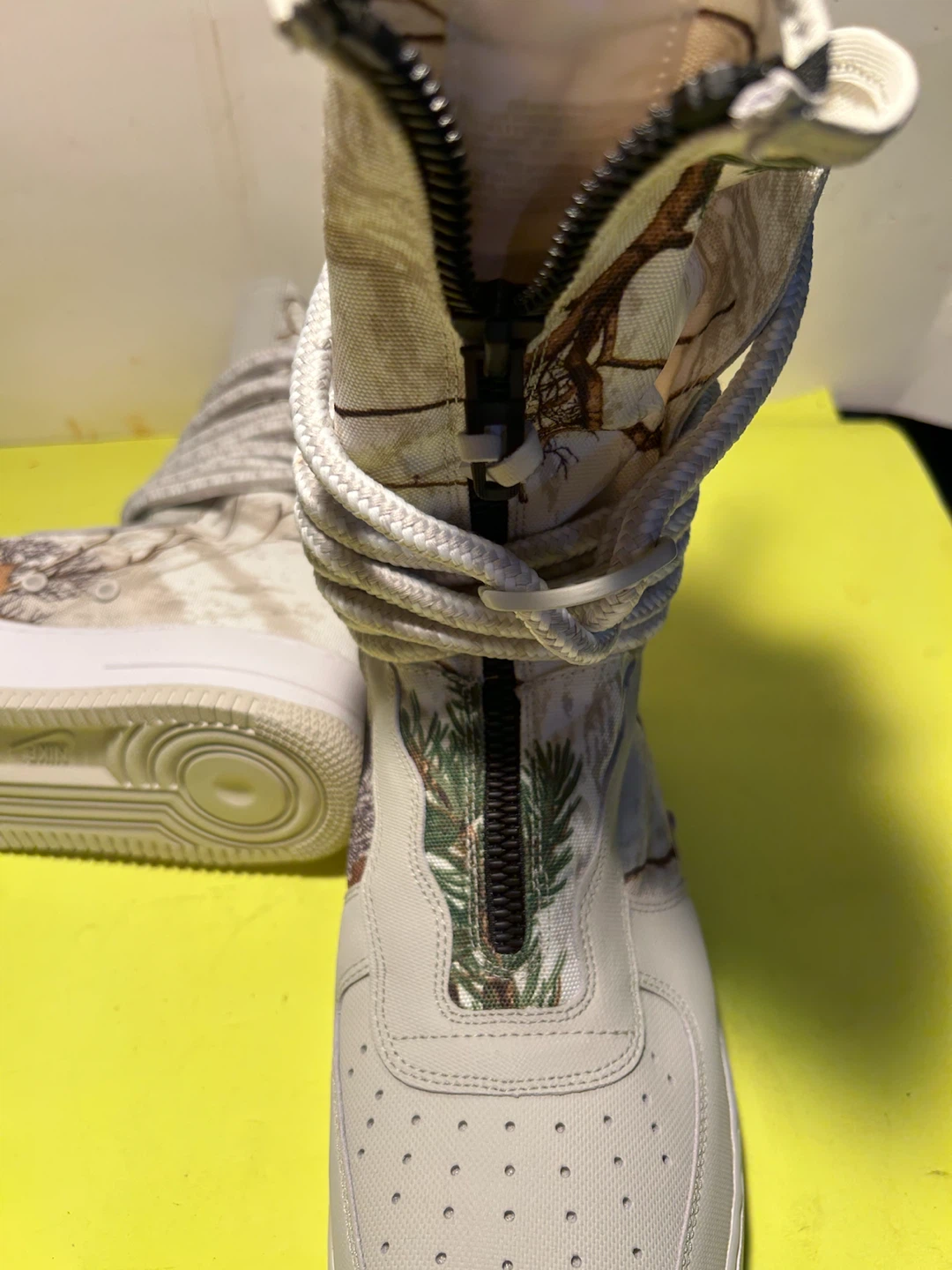 Nike Air Force 1 High Camo Zip Boots - photo 3