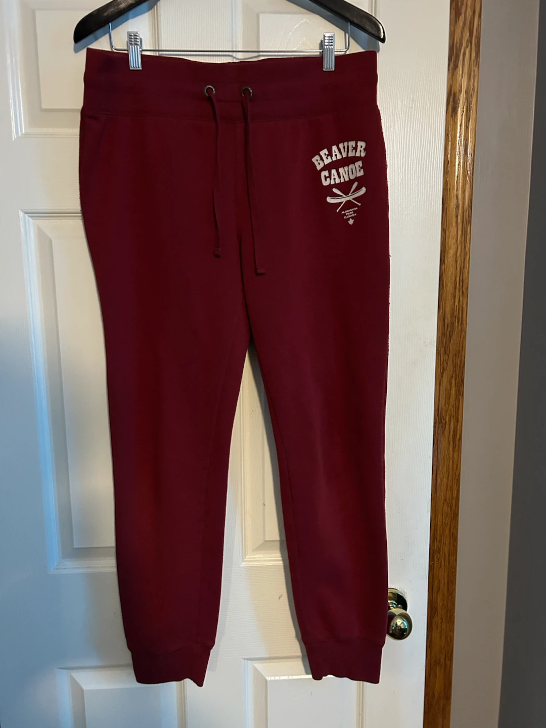 Beaver Canoe Joggers - Burgundy - Large