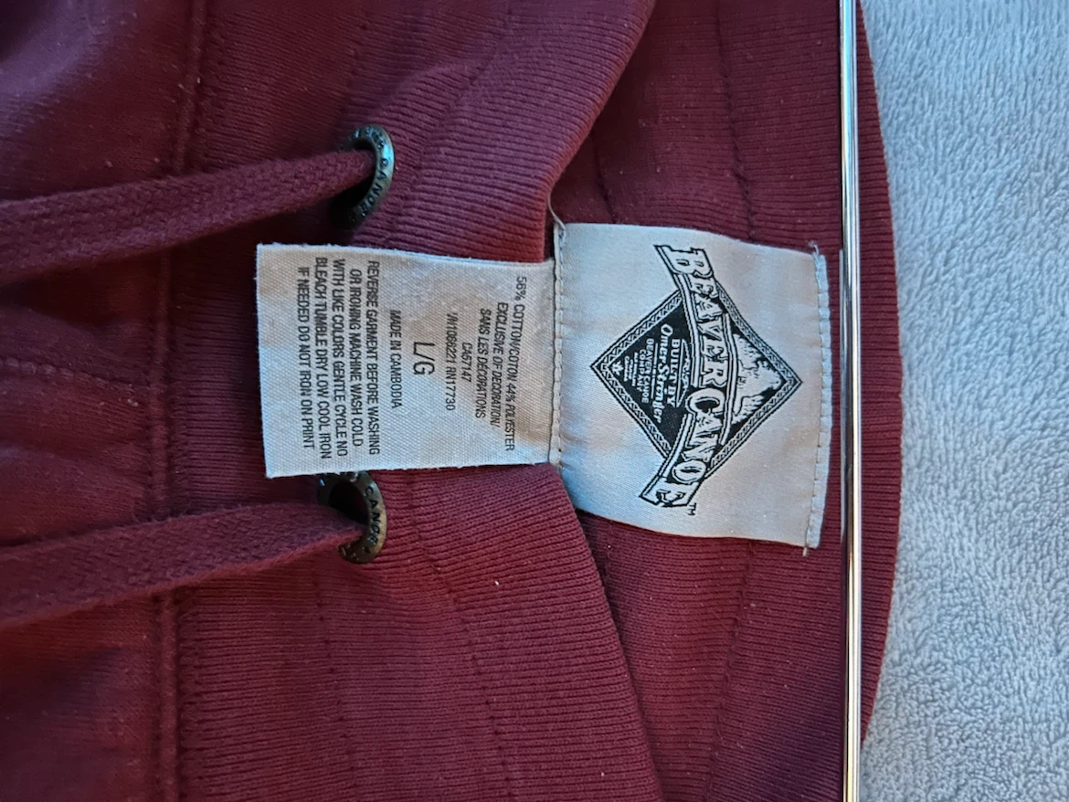 Beaver Canoe Joggers - Burgundy - Large - photo 3