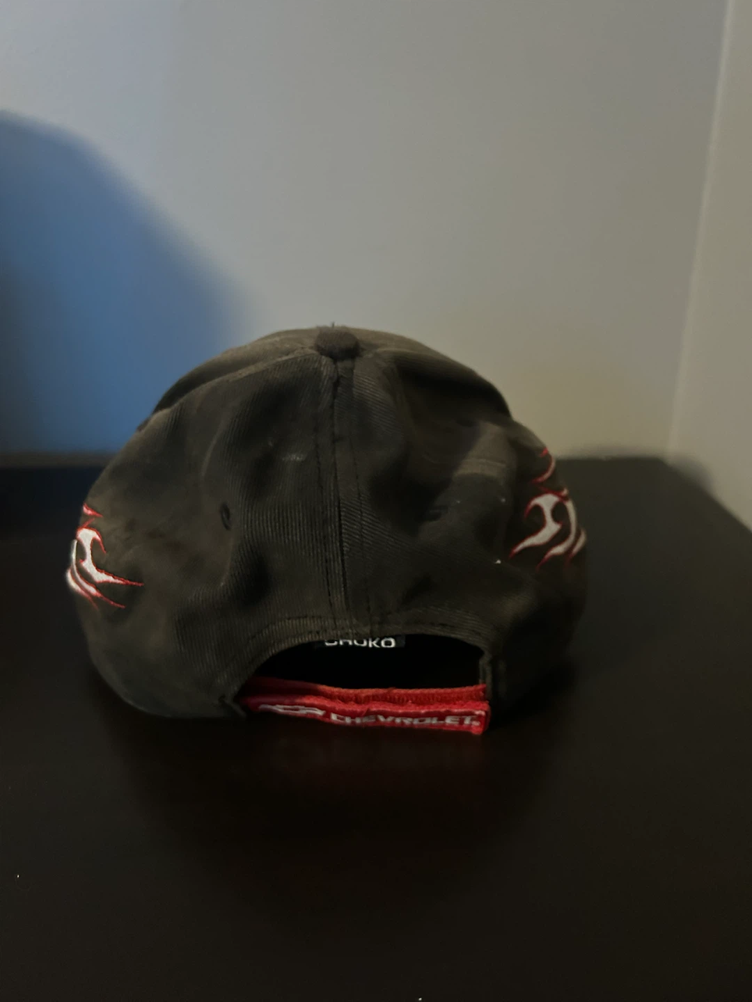 Chevrolet Racing Flames and Checkers Baseball Cap - photo 3