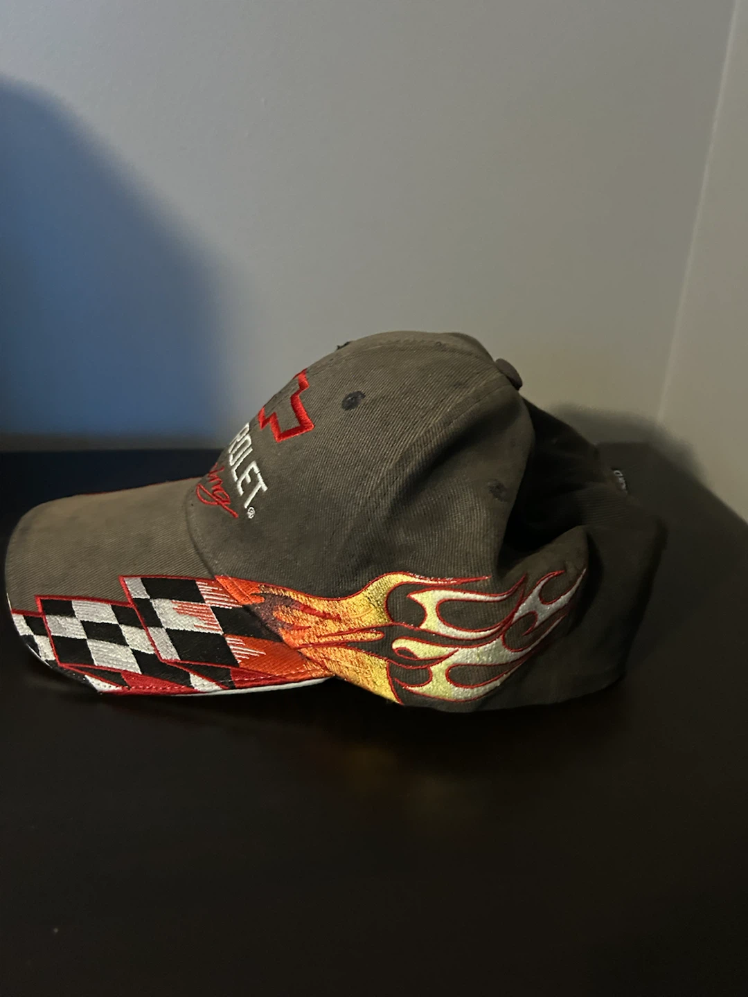 Chevrolet Racing Flames and Checkers Baseball Cap - photo 4