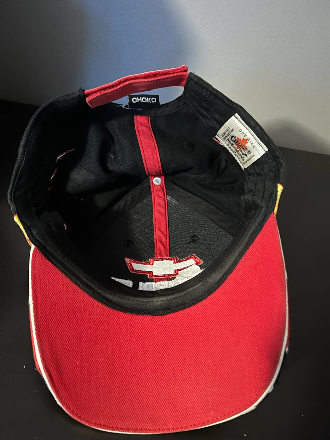 Chevrolet Racing Flames and Checkers Baseball Cap - photo 5