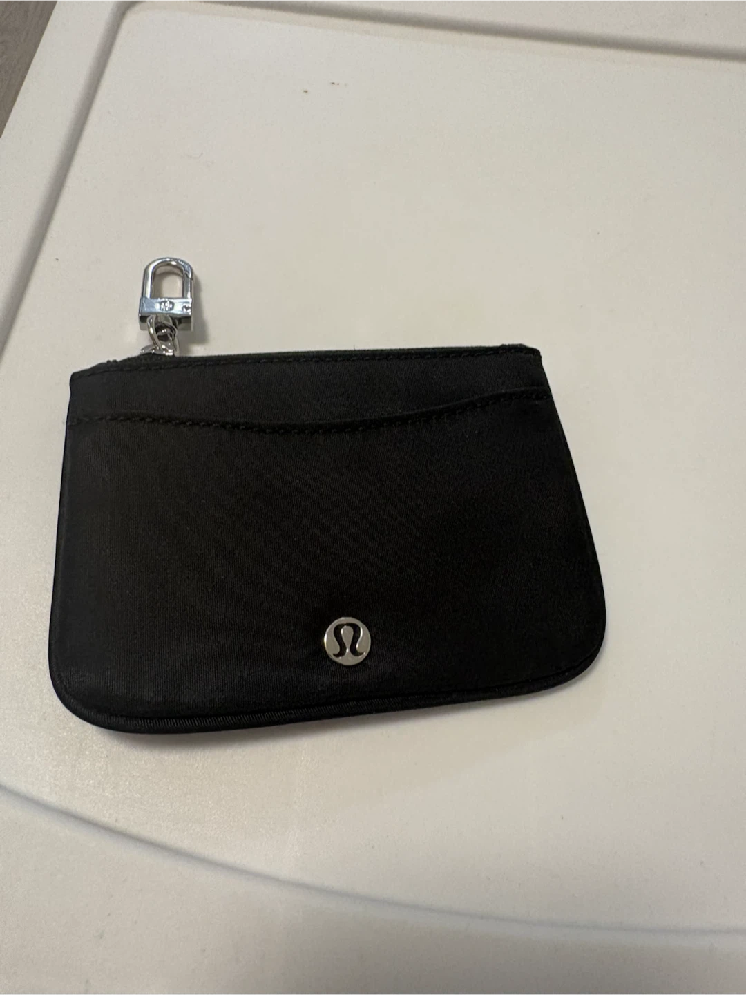 Lululemon Black Zippered Pouch with Card Slots