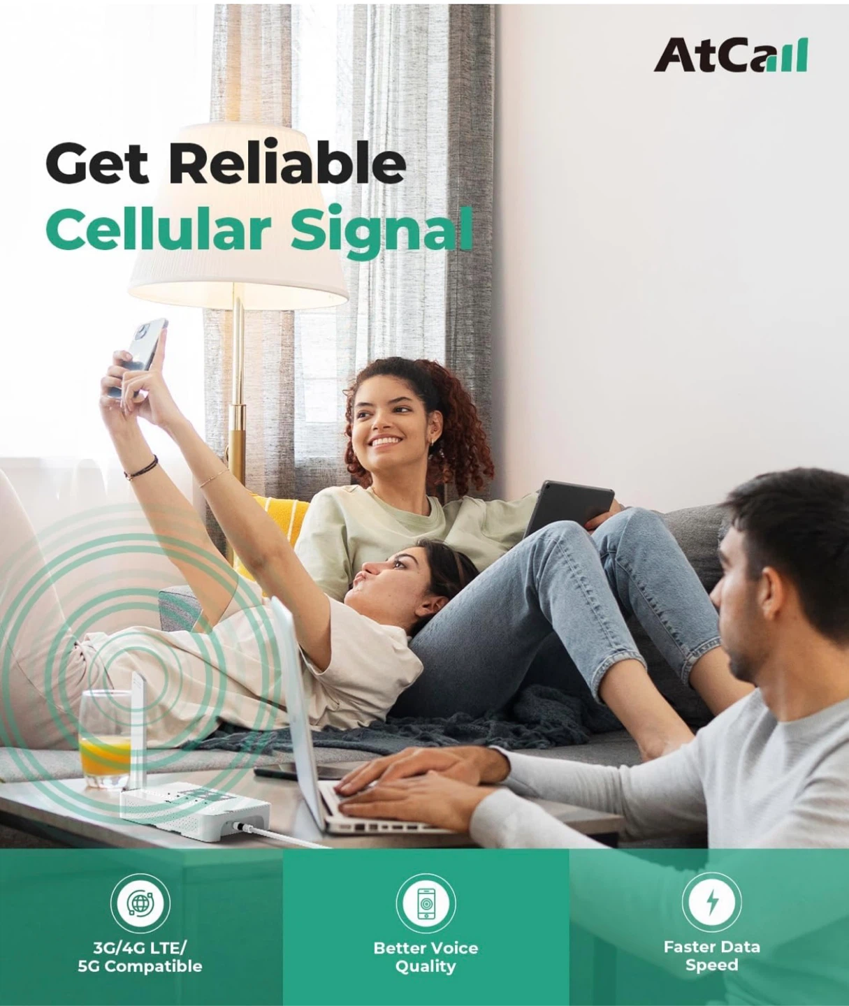 AtCall Cell Phone Booster for House - All Canadian Carriers - photo 5