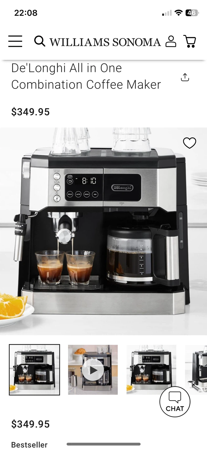 DeLonghi All-In-One: Coffee/Expresso/Cappuccino Machine