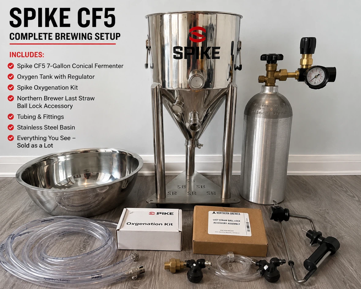 Spike CF5 Complete Brewing / Fermentation Setup