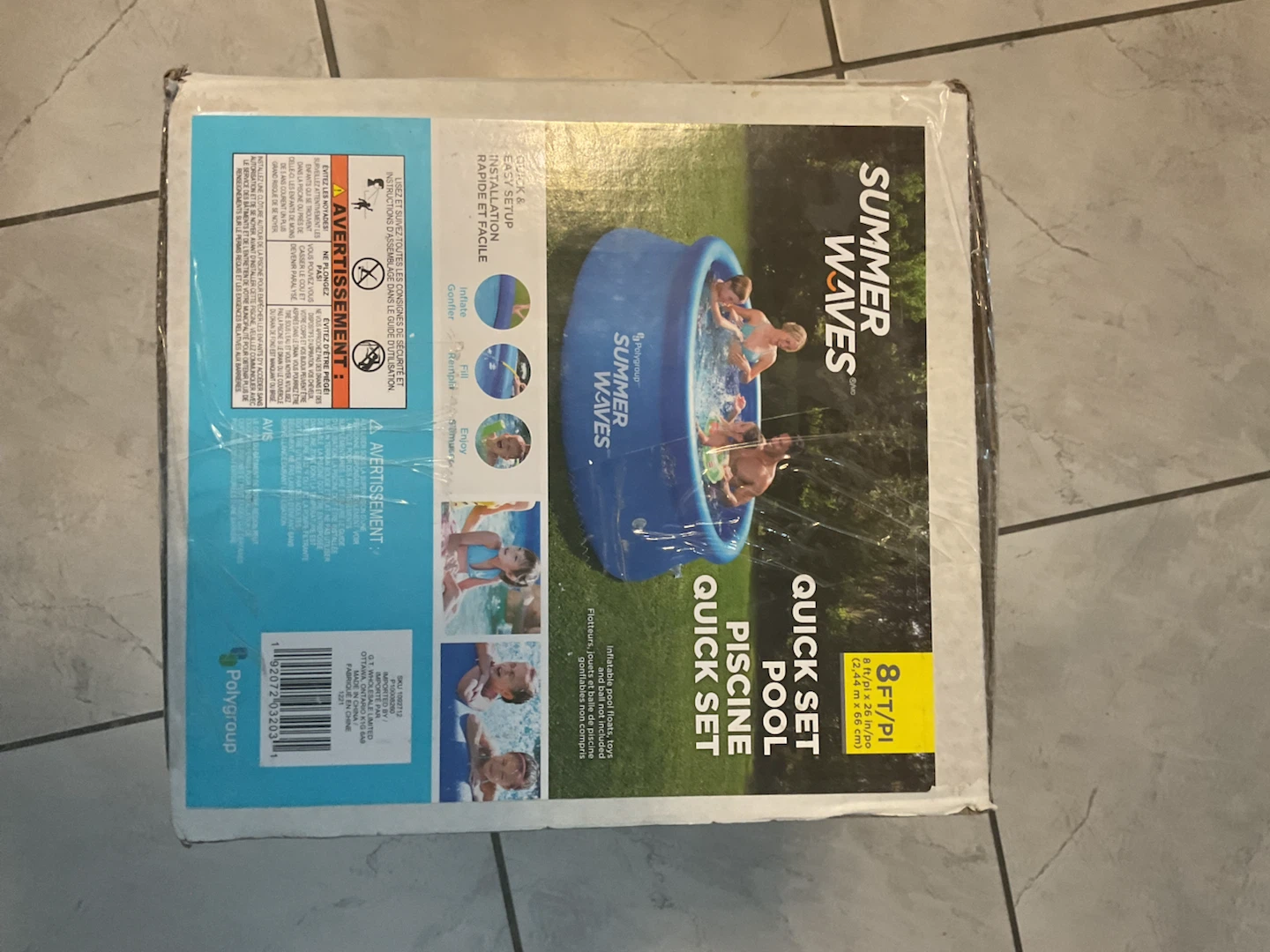 New 8ft Quick Set Up Pool - photo 2