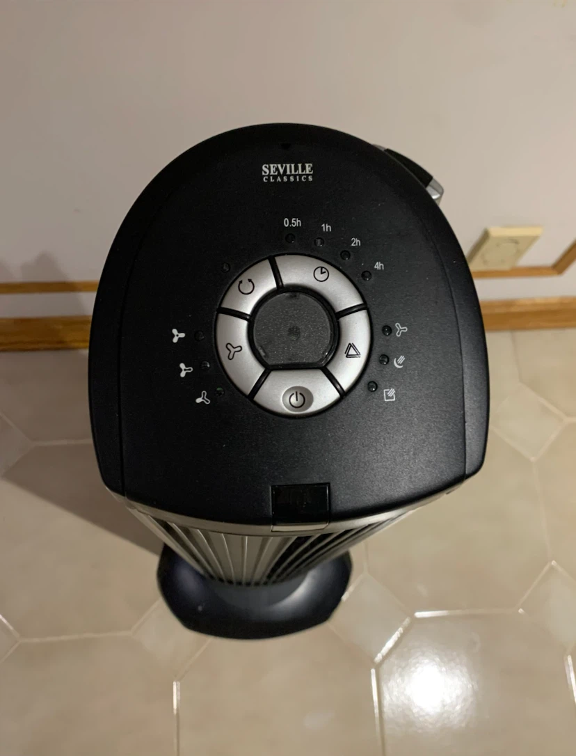 40” Seville Classics Tower Fan with Remote Control - photo 2