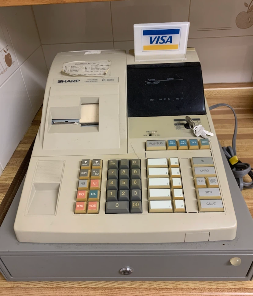 Sharp ER-2500S Electronic Cash Register
