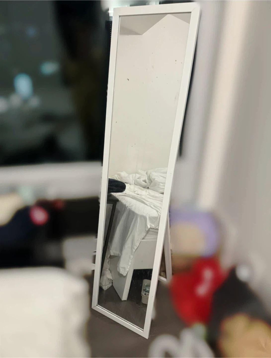 White Full Length Standing Mirror