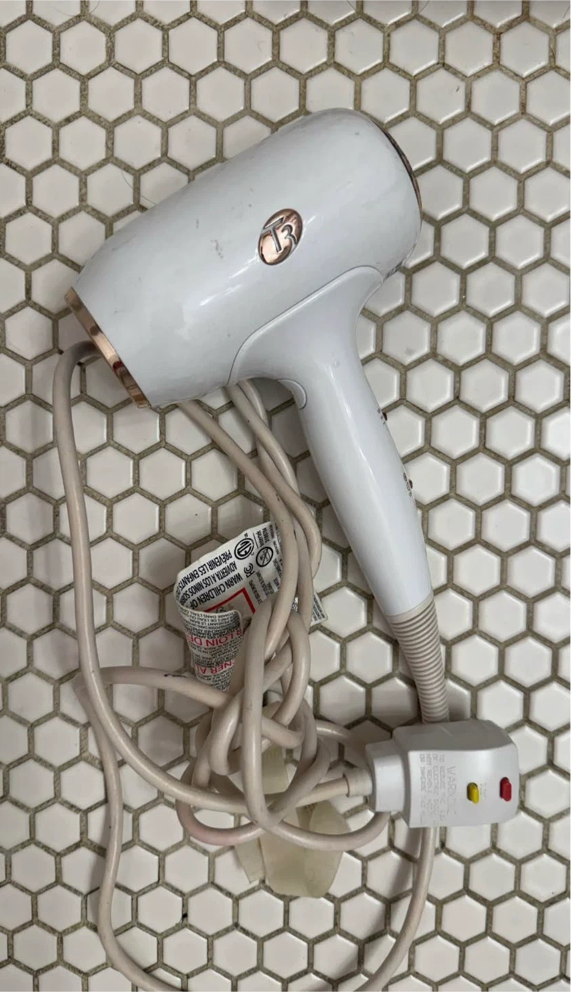 T3 White Hair Dryer