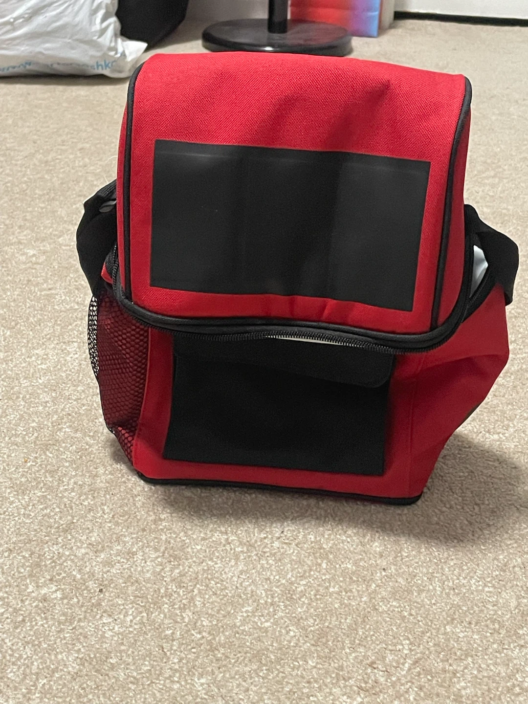 Red Insulated Lunch Bag