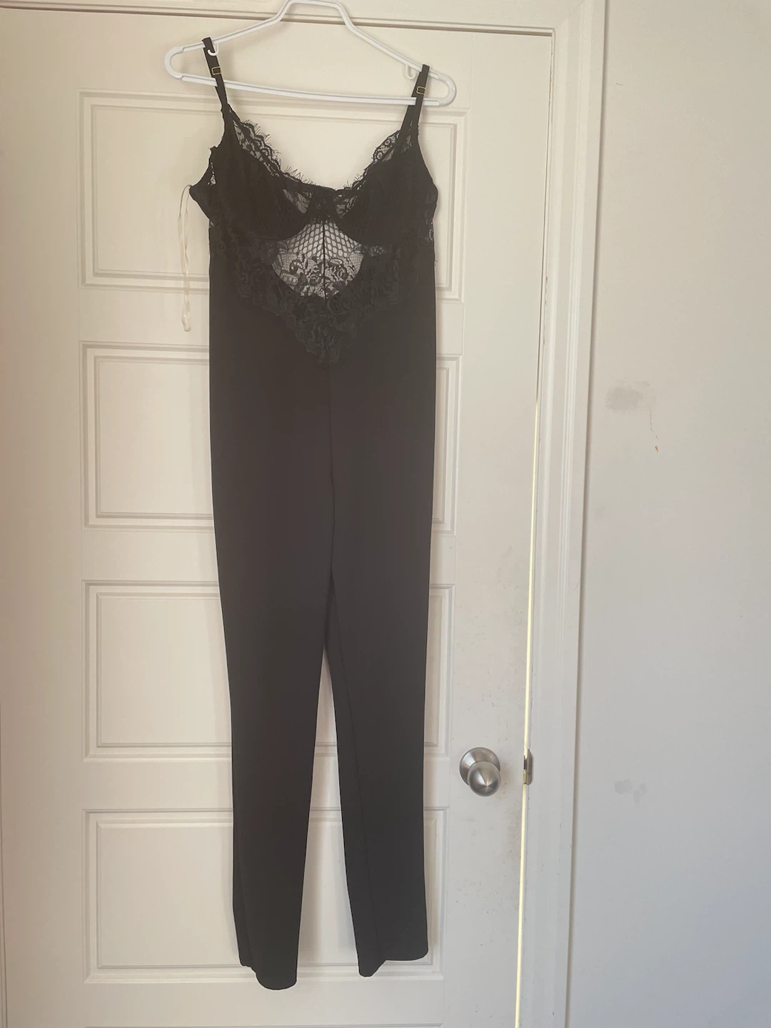 NWT Black fitted one piece evening wear - photo 3
