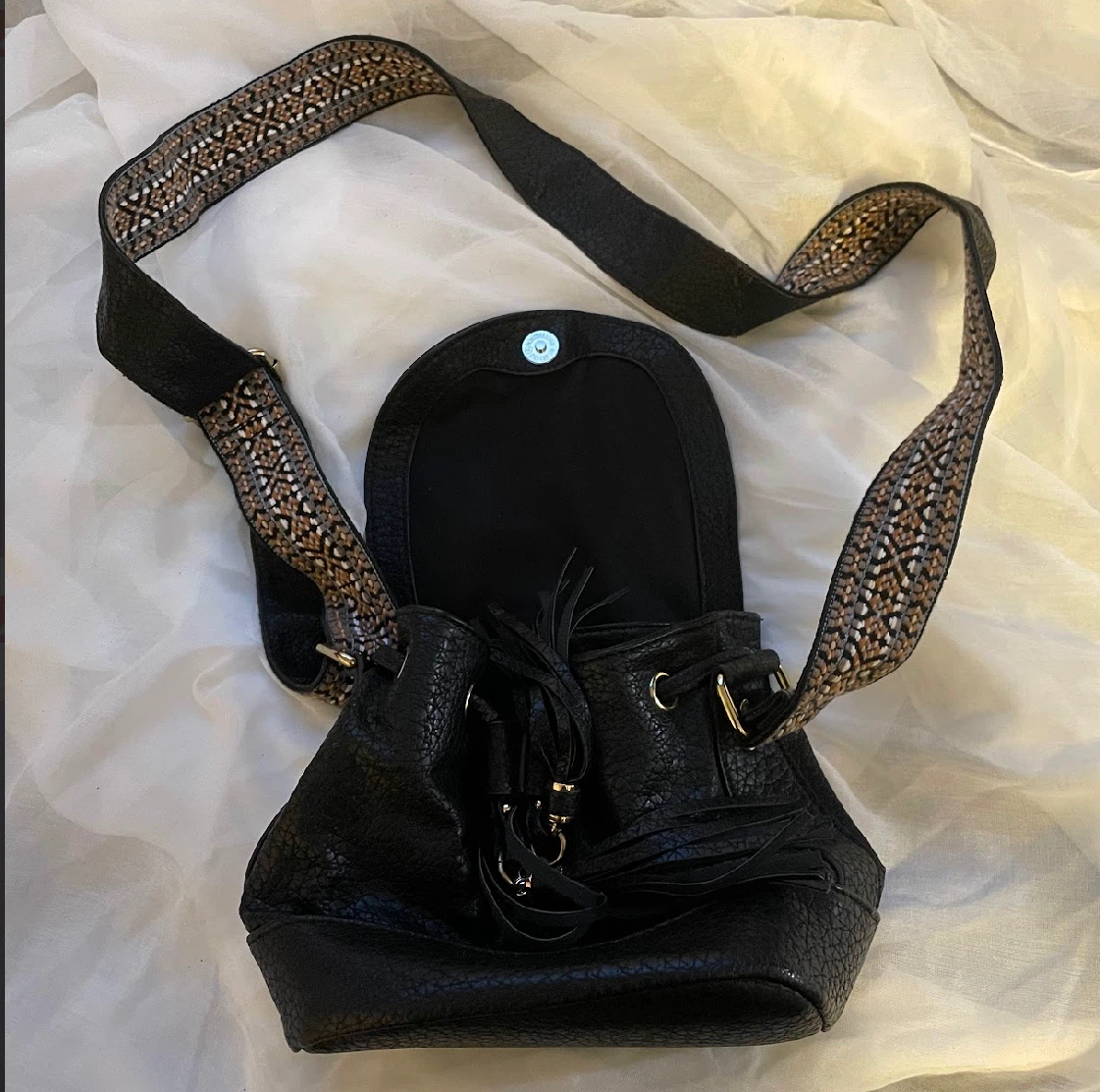 Faux leather bag