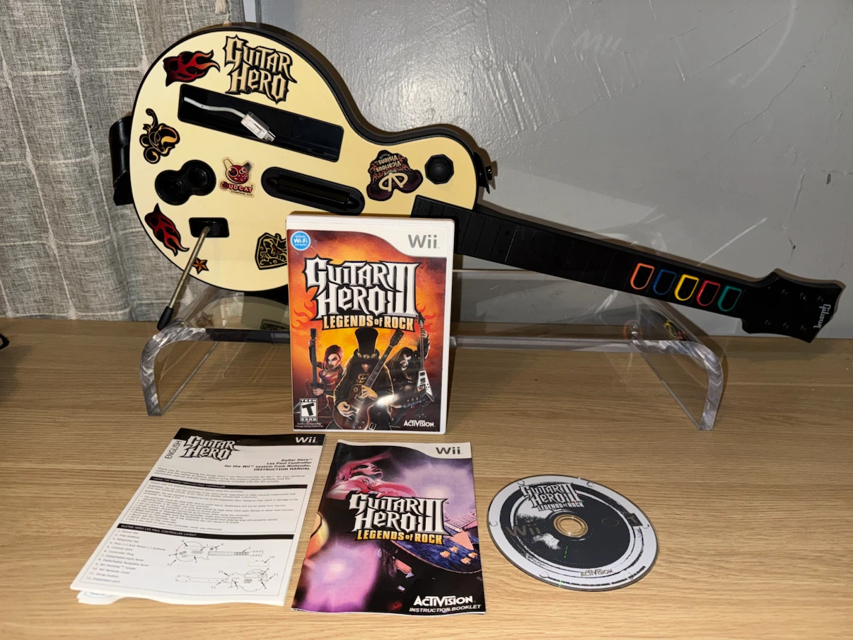 Guitar Hero III Legends of Rock Wii Bundle