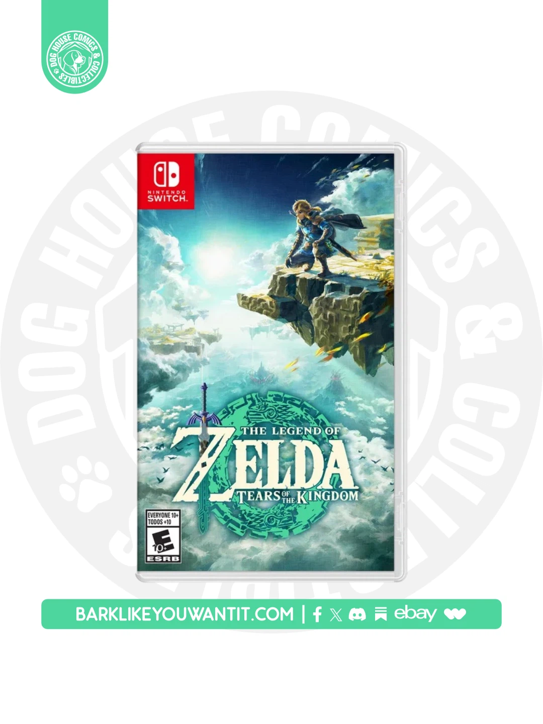 Zelda Tears of the Kingdom (Nintendo Switch) - Factory Sealed