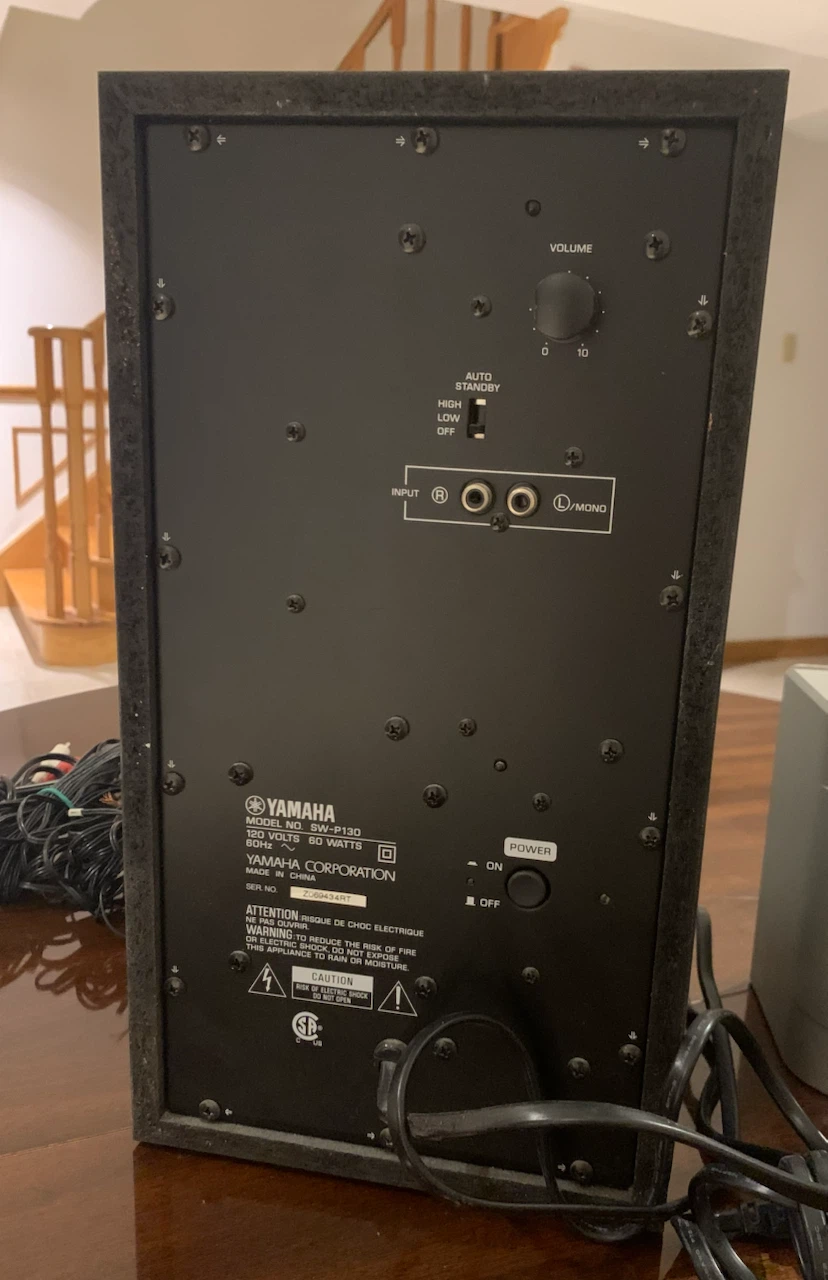 Yamaha Subwoofer System with 5 Speakers - photo 4