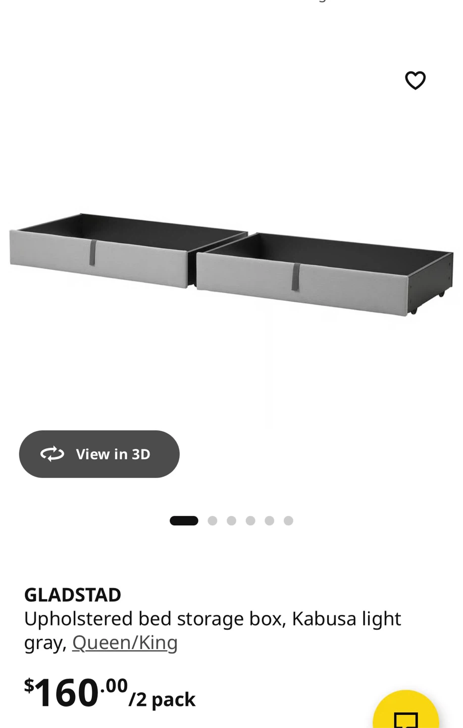 IKEA RAMNEFJÄLL Upholstered Bed Frame - Kilanda Dark Blue, Queen - photo 3