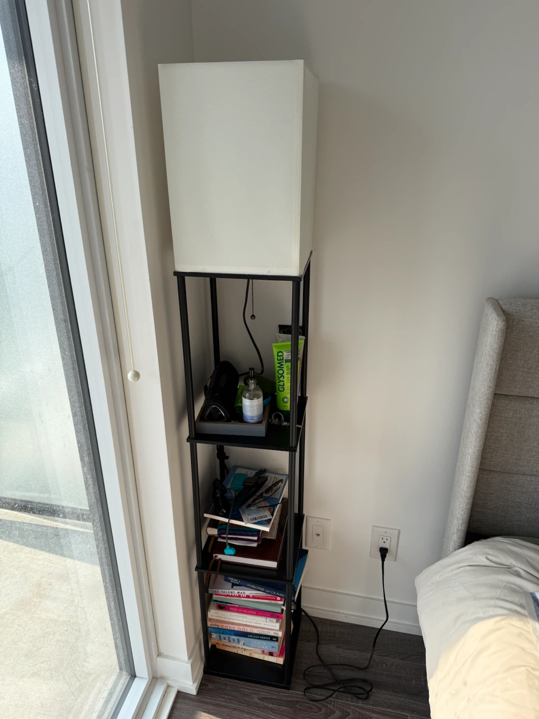 Floor Lamp with Shelves