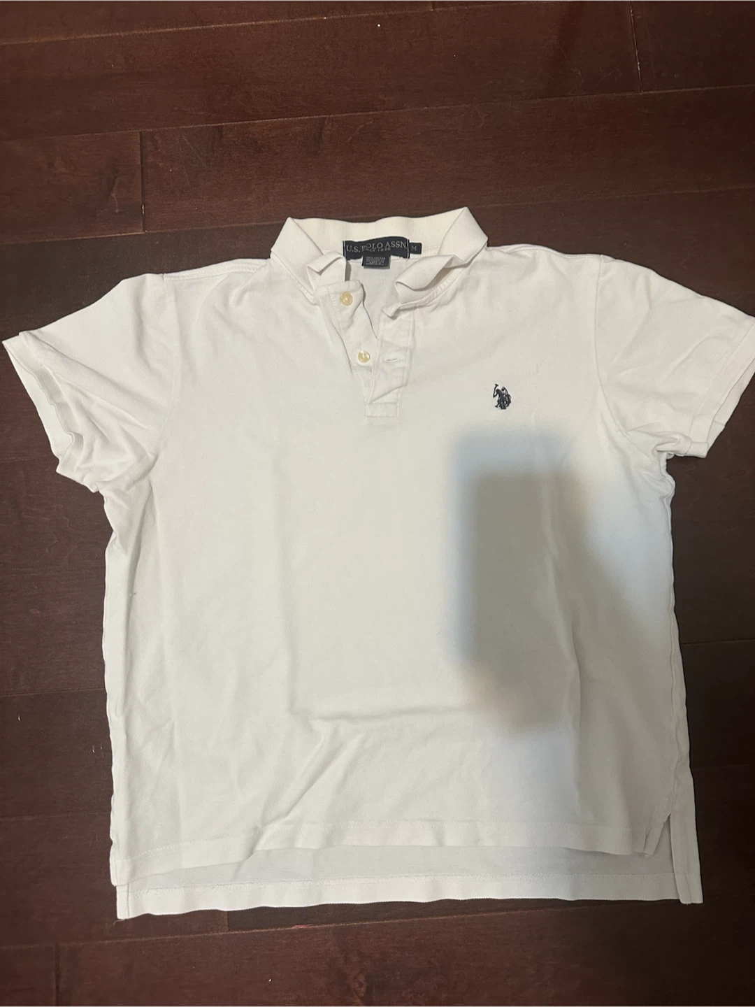 U.S. Polo Assn. White Polo Shirt - Size M