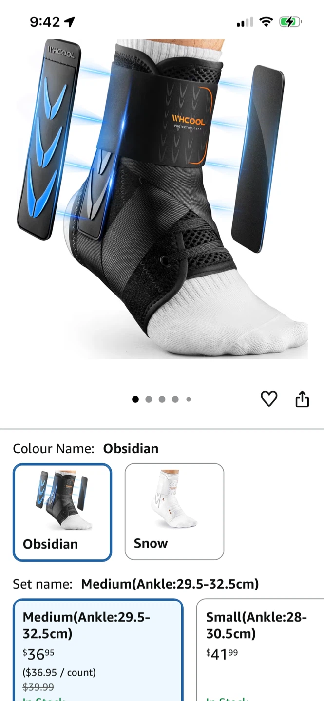WJCOOL Ankle Brace Support