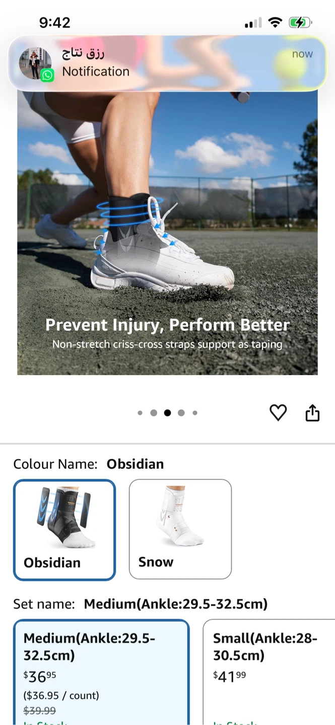 WJCOOL Ankle Brace Support - photo 2