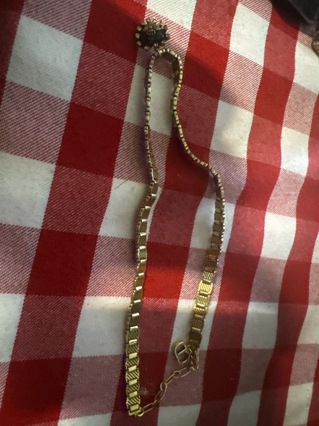 Dior Gold Tone Necklace