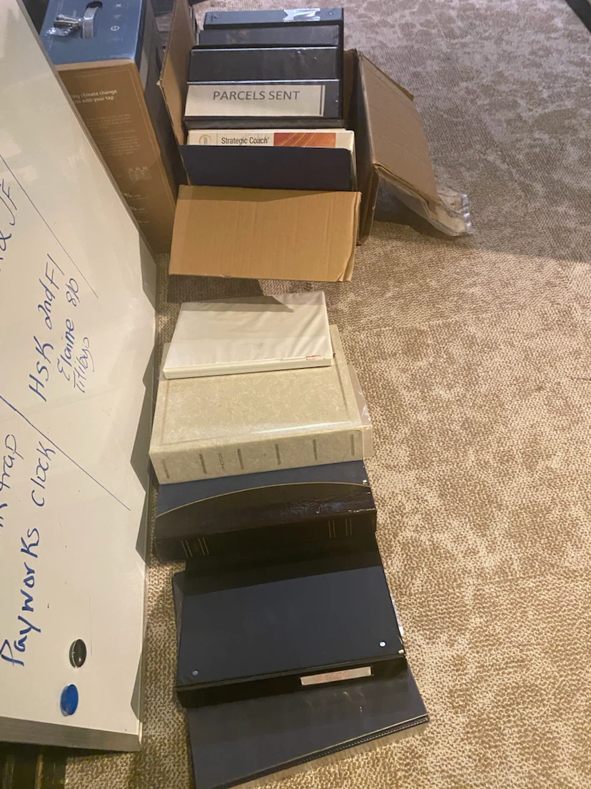 3 hole Binder Lot (12)