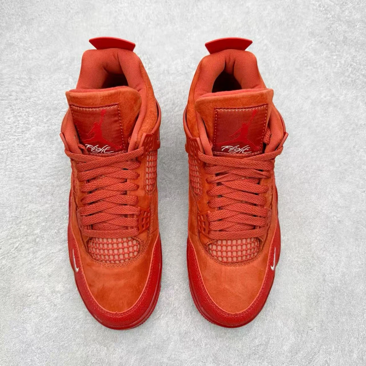 Nike Air Jordan 4 SE Orange Suede Sneakers - photo 2