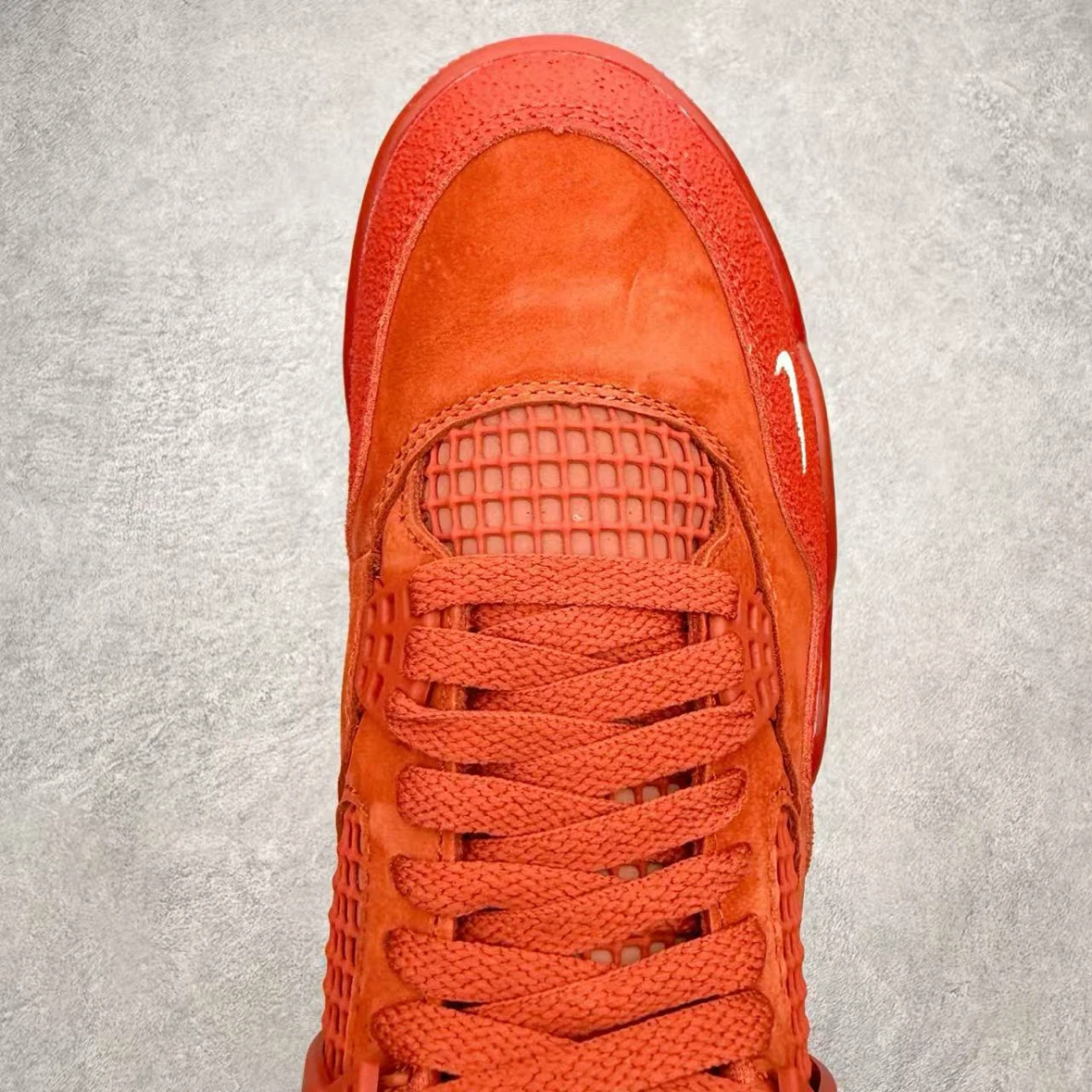 Nike Air Jordan 4 SE Orange Suede Sneakers - photo 3
