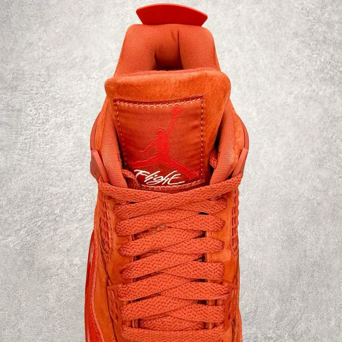 Nike Air Jordan 4 SE Orange Suede Sneakers - photo 5