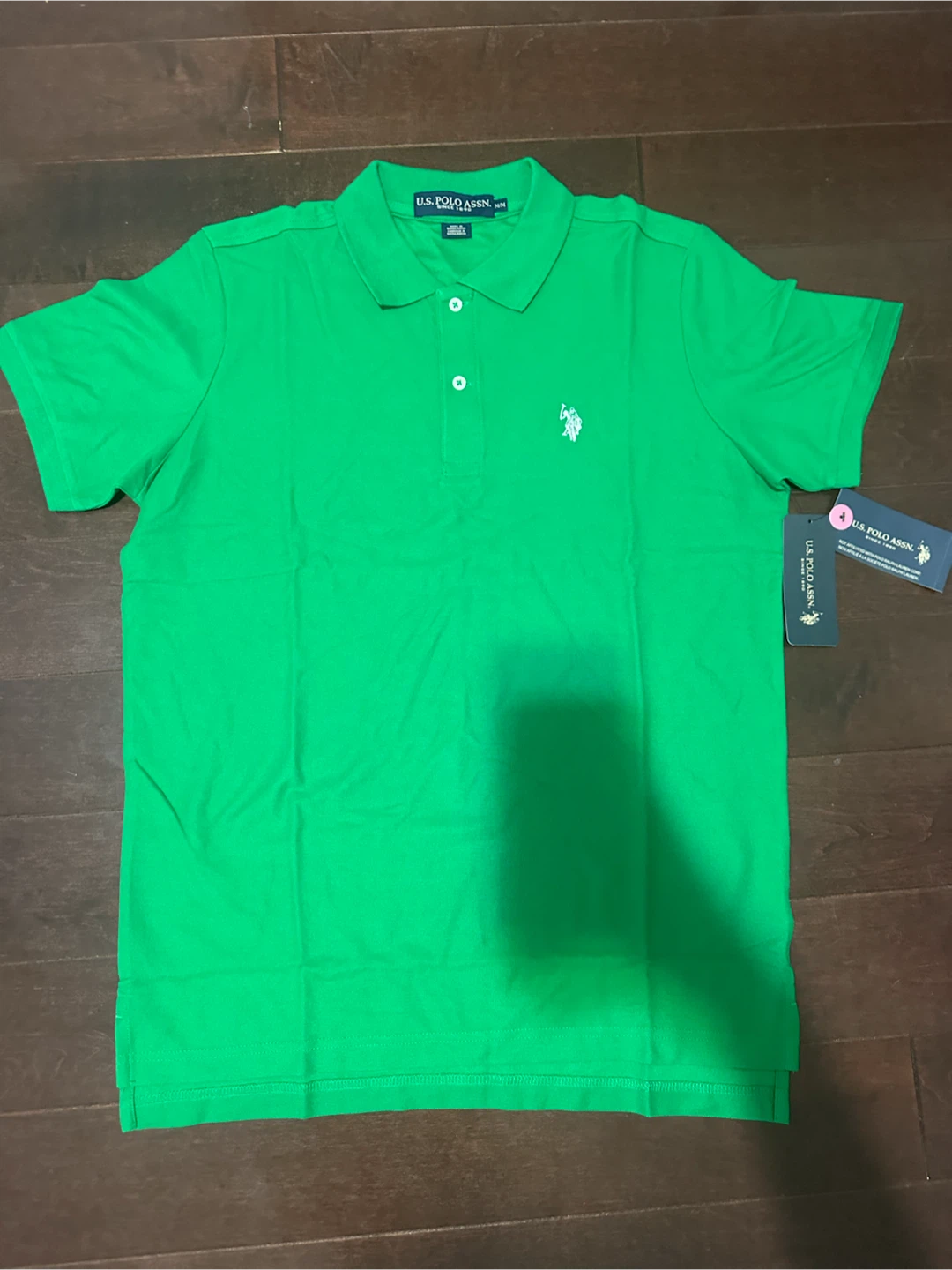 U.S. Polo Assn. Men's Green Polo Shirt - Medium