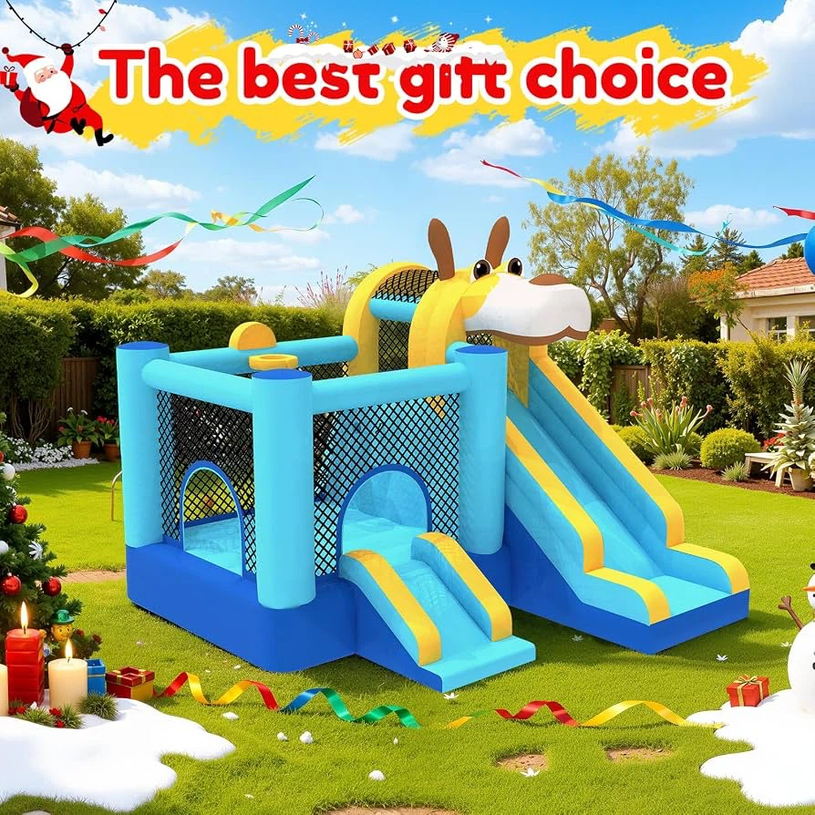 🔥 Brand NEW – Kids Inflatable Bounce House with Double Slide - photo 2