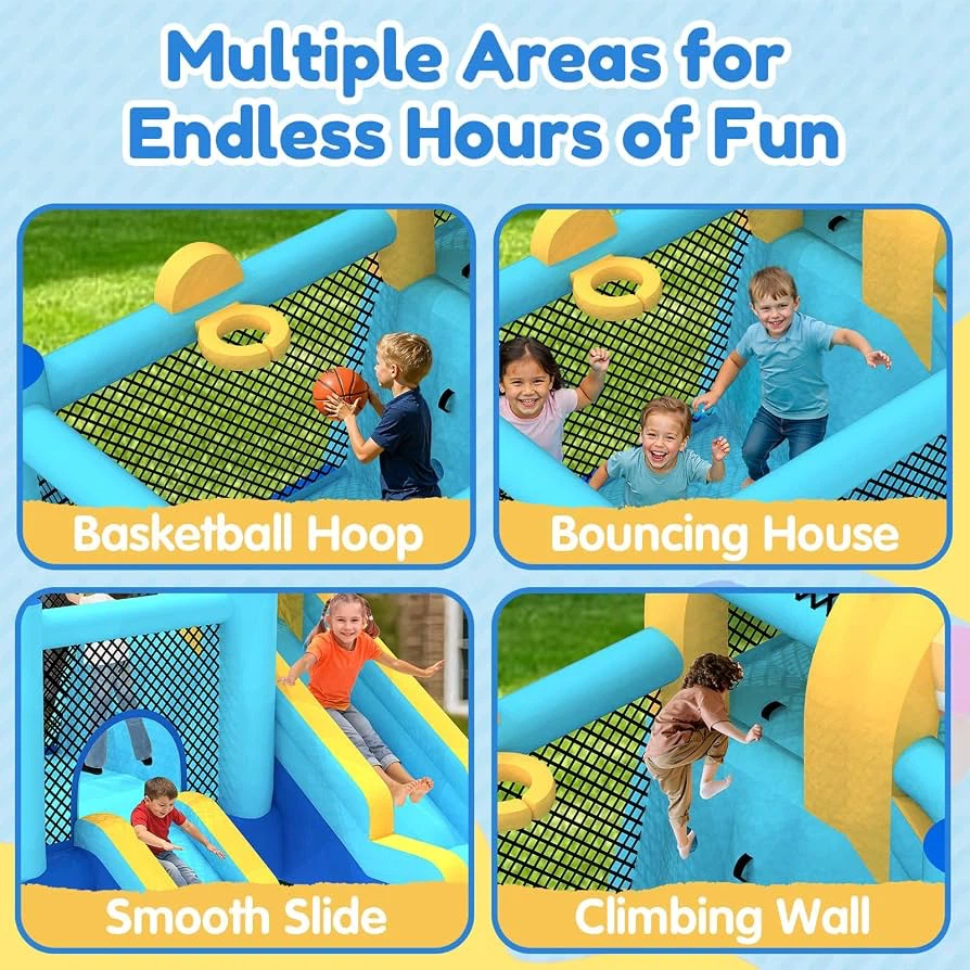 🔥 Brand NEW – Kids Inflatable Bounce House with Double Slide - photo 3
