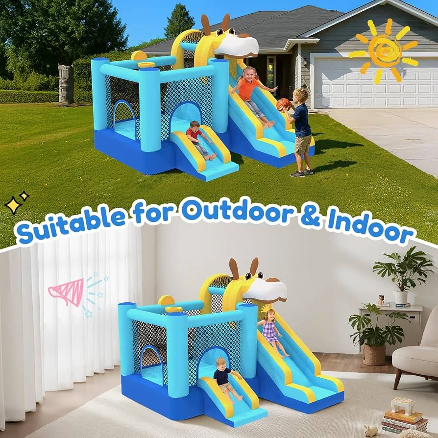 🔥 Brand NEW – Kids Inflatable Bounce House with Double Slide - photo 5