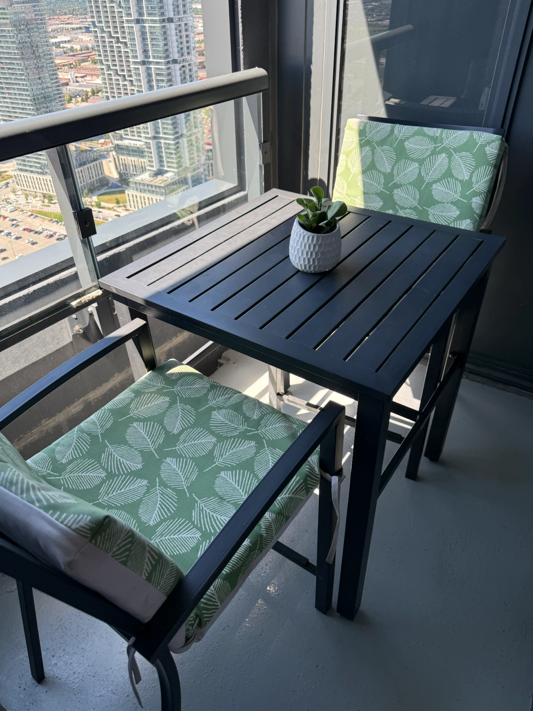 Balcony Patio Set with Table and Chairs - photo 2