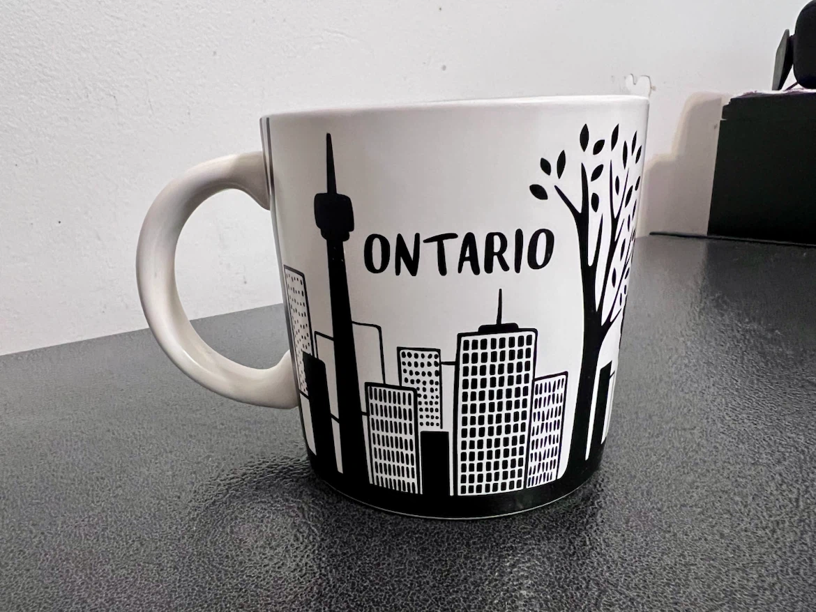 Indigo Ontario Provinces of Canada Collection Mug – $15